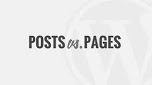 worpress posts and pages